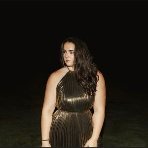 Lucy Paris Gold Metallic Dress